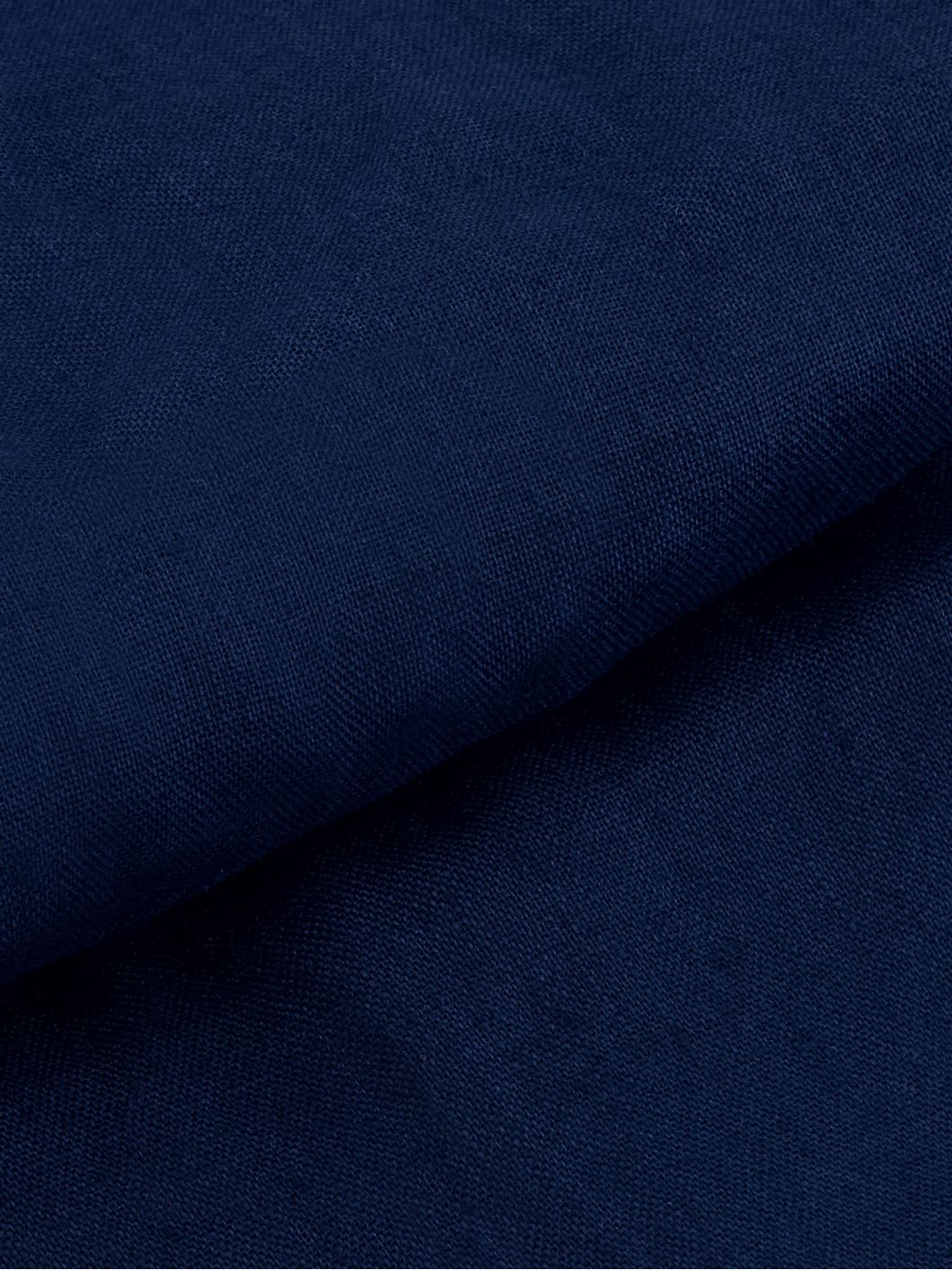 Chemise en Lin Grande Taille Bleu Marine